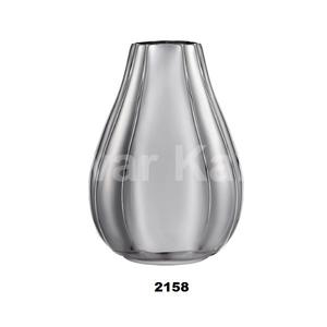 แจกันดอกไม้อลูมิเนียมสีเงินสำหรับของตกแต่งบ้าน - Product Image 1