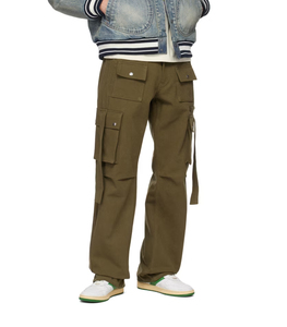 Pantalon Cargo Tactique pour Hommes avec Coupe Décontractée Design Utilitaire Tissu en Coton Style Extérieur Parfait pour Voyage et Randonnée - Product Image 4