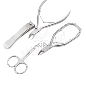 Gold finish manicure set pedicure kit <b>nail</b> care tools <b>cuticle</b> nipper cutter manicure scissor and <b>pusher</b> customized set of 6 - Product Image 5