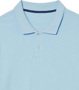 Piqué de coton tricoté décontracté pour homme, design personnalisé, lettre imprimée, manches courtes, grande taille, 220g - Product Image 5