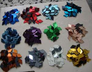 <b>Silver</b> mosaic <b>mirror</b>,round mosaic <b>mirror</b> - Product Image 1