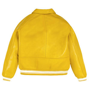 Chaqueta Universitaria de Alta Calidad para Hombre, Otoño Invierno, Logotipo Personalizado, Diseño Ajustado de Lona, Accesorio de Moda al por Mayor - Product Image 2