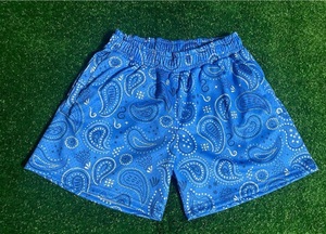 กางเกงขาสั้นออกกำลังกายของผู้ชายผ้าคอตตอน100% ตาข่ายผ้าโพลีเอสเตอร์สีทึบพิมพ์แบบระเหิดแห้งเร็วใหม่เป็นมิตรกับสิ่งแวดล้อม - Product Image 3