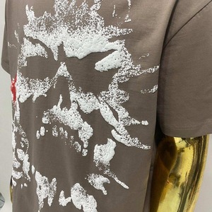 Chemises graphiques pour hommes T-shirts personnalisés Design avant et arrière Stone Wash Black Cropped Boxy Oversized T Shirt - Product Image 4