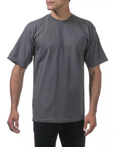 T-shirt gris uni unisexe coupe classique 100% coton Nouveau col rond Qualité supérieure Personnalisation Personnalisable Marque pour homme - Product Image 2