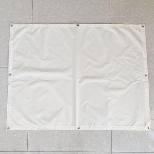 Heavy Duty Anti UV Polyester Balcon Confidentialité Écran Tissu Étanche Patio Ombre Voile Ombre Net Vent Écran Couverture avec Œillets - Product Image 2