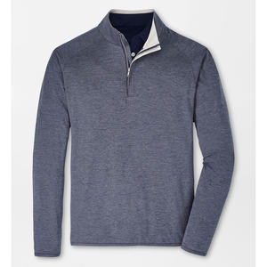 Jersey con cremallera de cuarto de rendimiento para hombre, camisetas de Golf de manga larga transpirables con logotipo personalizado, sudadera deportiva para gimnasio 1/4 con cremallera, venta al por mayor Oem - Product Image 3