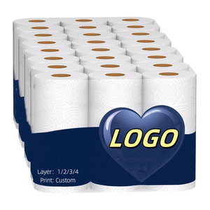 Papier toilette en rouleau jumbo de qualité supérieure, 3 plis, en pulpe de bambou, 15 g/m², résistant et doux, jetable, lavable et biodégradable pour usage domestique - Product Image 4