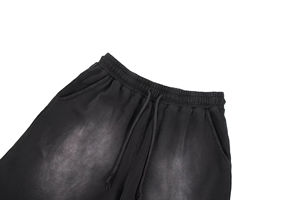 กางเกงขาสั้นลำลองผู้ชาย ผ้าฝ้าย 100% คุณภาพสูง ปี 2025 น้ำหนัก 360-380 กรัม สไตล์วินเทจ ล้างสีแบบแอซิด แฟชั่น สำหรับฤดูร้อน - Product Image 4