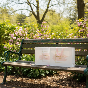 Custom Handmade Kraft Paper Gift <b>Bags</b> Hand Length Handle Recyclable Luxury Packaging <b>for</b> <b>Wedding</b>/Jewelry/Cosmetic-Matte - Product Image 5