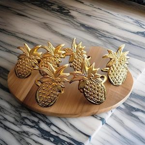Servilletero dorado de piña del Valle, latón para cenas, fiestas, Diwali, Navidad, Año Nuevo, boda, colección de naturaleza, cada ocasión - Product Image 4