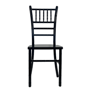 Chaises de Salle à Manger Chiavari en Métal Noir - Product Image 1