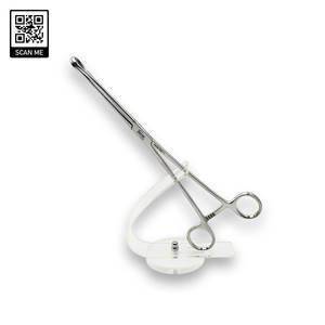 Pinzas de Esponja Foerster de Alta Calidad, Acero Inoxidable, 25 cm, Rectas, con Mordazas Dentadas, Autoclavables, Duraderas, Juego de Instrumentos Quirúrgicos con Certificación CE - Product Image 6