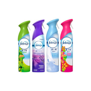 Febreze Air Freshener and Odor Eliminator Spray, Linen & Sky and Hawaiian Aloha <b>Scents</b>, 8.8oz (Pack of 4) - Product Image 1