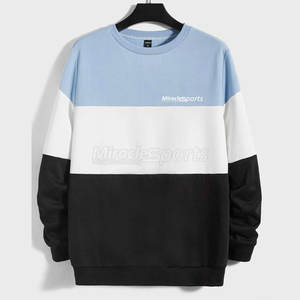 Sudadera de hombre hecha de material duradero de gran venta, sudaderas de hombre mezcladas de algodón básicas de diseño personalizado - Product Image 1