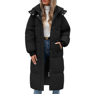 Veste Parka Exclusive à Fermeture Éclair et Manchette Élastique Pour Femmes En Demande Hiver Spécial À Capuche Veste Coupe Moderne Avec Personnalisation - Product Image 4