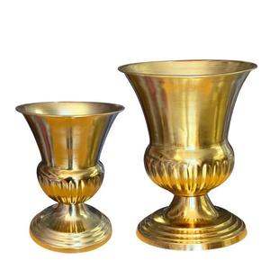 Jarrón de Flores Moderno de Hierro Plateado Brillante, Pedestal de Urna para Eventos, Fiestas, Decoración de Hoteles - Product Image 6