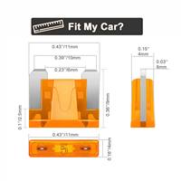 Mini Fusible LED de Bajo Perfil para Automóviles de Alta Capacidad de Ruptura