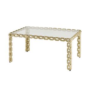 Meubles de salon de style rond moderne pieds en métal argenté Table d'appoint en métal moderne - Product Image 5