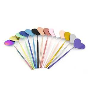 เครื่องแต่งหน้าขนตาส่วนบุคคลทำจากสแตนเลสเคลือบทองใช้งานได้หลากหลายรูปทรงกระเป๋ากระจกแบบพกพา - Product Image 3