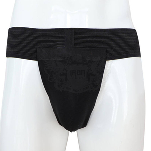 Protector de ingle de cuero de alta calidad con sistema avanzado de dispersión de golpes para entrenamiento de boxeo Protección de alto impacto 2025 a la venta - Product Image 3