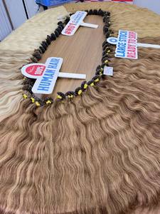 Extensions de cheveux vietnamiens en kératine brute 100% naturelle de haute qualité, pointes en U, Remy, double trame, style ondulé, lot en gros prêt à l'emploi - Product Image 6