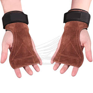 Agarres de Halterofilia Profesionales de Alta Calidad OEM, Servicio Personalizado, Material de Neopreno, Ajustables, Transpirables y Ligeros para Hombre - Product Image 3