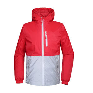 Veste imperméable pour hommes tendance OEM Veste d'extérieur pour sport Soft Shell avec capuche en toile Veste de course à pied Randonnée Veste de pluie coupe-vent - Product Image 6
