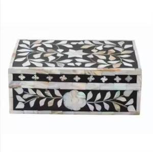 Modern Acrylic Mother of Pearl Inlay Box for Chocolate Gift Box Decoration Ramadan Eid Holiday Handcrafted From Vietnam - Product Image 5