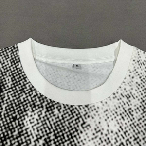 Camiseta de verano de algodón 100% con estampado DTG de gran tamaño personalizado para hombre, ropa de calle de manga larga de alta calidad - Product Image 5