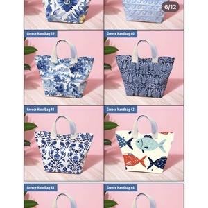 Printed Bohemian Women's Canvas <b>Handbag</b> for Shopping - Product Image 3
