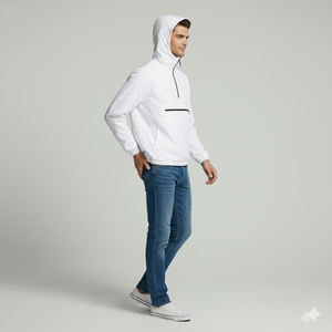 Custom Logo 100% Cotton Men's Eco-Friendly Puff Printed <b>Rain</b> <b>Jacket</b> Americano Sports Style Plus Size Waterproof Autumn Hunting - Product Image 3