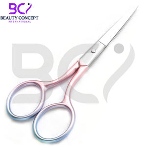 Soins personnels Ciseaux à ongles à cuticules en acier inoxydable pour l'épilation du visage et la coupe des sourcils Lame incurvée avec pointe pointue - Product Image 3