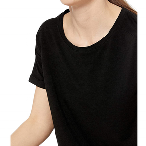T-shirt personnalisé pour femme 100% coton avec logo, protection solaire UPF 50+, manches courtes, col rond, tissu 180g, nouveau design tendance 2022 - Product Image 3