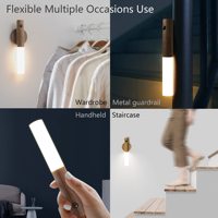 Amour lumineux mur LED lampe sans fil capteur de mouvement veilleuse USB charge support magnétique pour chambre couloir placard salon