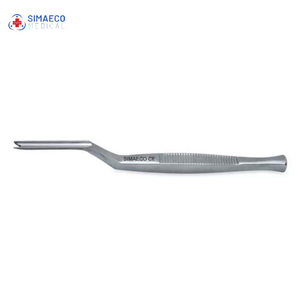 SIMAECO Killian Gouge manuel à septum avec bord cranté en forme de baïonnette, largeur 6 mm, 16 cm, certifié CE Classe I, modèle SM-101 - Product Image 1