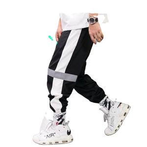 Pantalons de survêtement décontractés unisexes pour hommes, modèle tendance, fitness, gym, poids moyen, polyester/coton, séchage rapide, respirant, personnalisables - Product Image 4