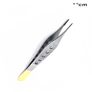 Pince à dissection Adson Brown 12 cm, 1x2 dents, en acier inoxydable demi-oreille d'argent, pour usage hospitalier - Product Image 2