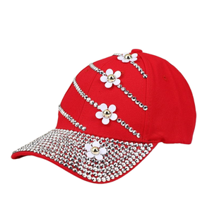 Gorra de Béisbol Unisex con Diseño de Hojas y Tachuelas de Diamantes, Ajustable, para Exteriores, Protección Solar, Tejido Común, para Todas las Temporadas - Product Image 5