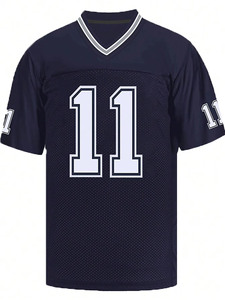 เสื้อฟุตบอลยูนิเซ็กซ์ขายดีรุ่นใหม่ปี 2025 พร้อมปักชื่อทีมและหมายเลขตามสั่ง แขนสั้น ผลิตจากโพลีเอสเตอร์ 100% พิมพ์ลายแบบซับลิเมชั่น - Product Image 2