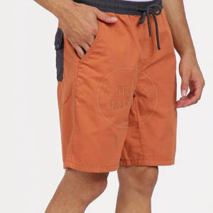 Ropa de calle OEM de diseño personalizado para hombre, pantalones cortos de lona de algodón 100% transpirables, estilo informal sólido, último lanzamiento, precio razonable - Product Image 2