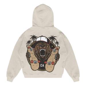 Sweat à capuche personnalisé lavé à l'acide Vintage 450 GSM poids lourd lavage de pierre sunfaded Look No String peinture en détresse - Product Image 3