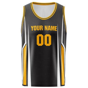 Uniforme de basket-ball pour hommes sur mesure Design unique Vêtements de sport réversibles pour jeunes Uniforme de maillot respirant grande taille - Product Image 3