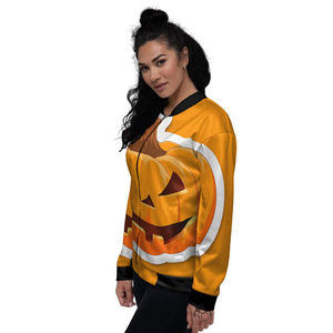 เสื้อแจ็คเก็ตบอมเบอร์ผ้าซาตินพิมพ์ลายสำหรับผู้หญิง - ดีไซน์ปรับแต่งได้ คุณภาพสูง ลดราคา - Product Image 3