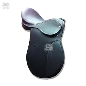 Selle anglaise de meilleure qualité selle de cheval en cuir pur de couleur marron noir vente en gros - Product Image 2