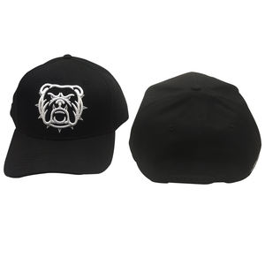 قبعات بيسبول سوداء ذات نمط تنبيه شرس مع تصميم كلب غاضب مطبوع باللون الأبيض متوفر الآن - Product Image 2