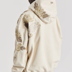 Ropa de calle de alta calidad para hombre, Sudadera con capucha de peso pesado bordada para hombre, sudadera térmica de algodón con logotipo, sudaderas con capucha para hombre - Product Image 2