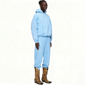 Sweat à capuche surdimensionné en coton français de haute qualité avec impression de logo personnalisée, 420 g/m², écologique et respirant - Product Image 4