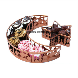 Arabic Design Metal <b>Chocolate</b> Tray Customized Shape Designer <b>Chocolate</b> Platter High Quality Luxury New <b>Chocolate</b> Tray - Product Image 1