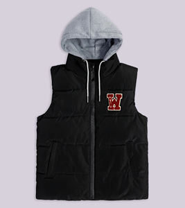 Gilet sans manches en coton léger pour homme, veste d'hiver chaude, décontractée, pour le travail, les voyages, la randonnée, respirante et coupe-vent - Product Image 1
